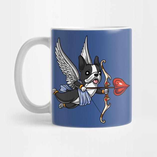 French Bulldog Cupid Valentines Day Cute Dog by underheaven